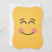 にこやかな顔 招待状 (正面)