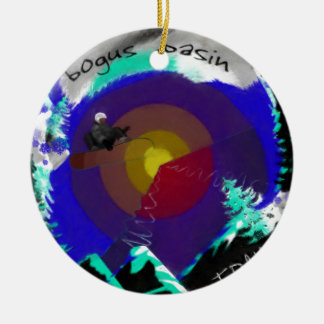 にせの洗面器アイダホ セラミックオーナメント