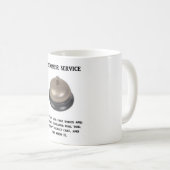 にせの+えがお+へいせつな+たいど コーヒーマグカップ (正面右)