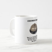 にせの+えがお+へいせつな+たいど コーヒーマグカップ (正面左)
