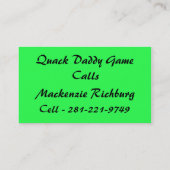 にせ医者のお父さんのゲーム呼出し コーリングカード (裏面)