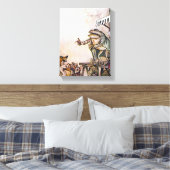 にせ医者のカエル キャンバスプリント (インサイチュ (寝室))