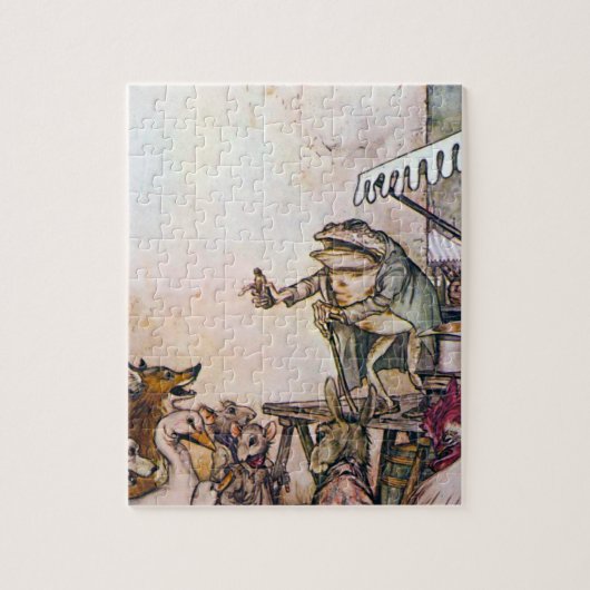 にせ医者のカエル ジグソーパズル (縦)