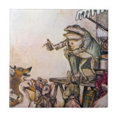 にせ医者のカエル タイル (正面)