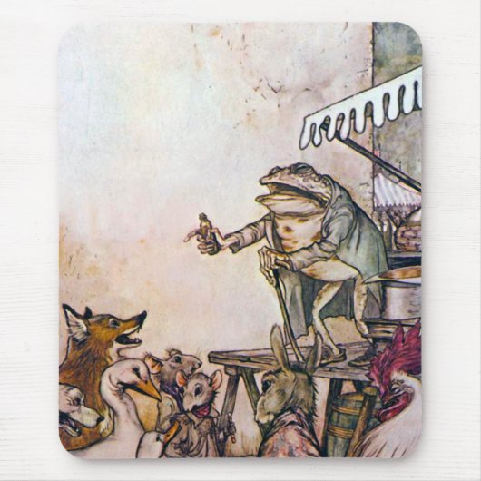 にせ医者のカエル マウスパッド (正面)