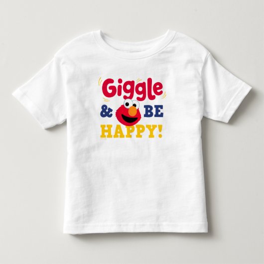にっこり幸せエルモ トドラーTシャツ (正面)