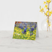 についてテキサス州に入るため カード (黄色い花)