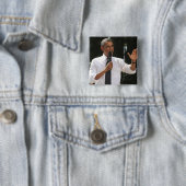 について大統領バラクが質問に答える 缶バッジ (インサイチュ)
