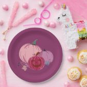 ～について話すカボチャ ペーパープレート (パーティー)