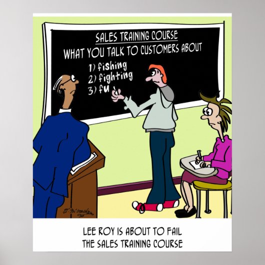 ～について顧客に話さないこと ポスター (正面)