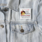 についてTRUTHSEEKERを爆発するため 缶バッジ (インサイチュ)