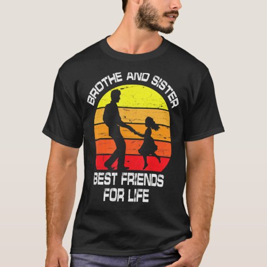 ～にとって最高の人生の友達同士 Tシャツ (正面)
