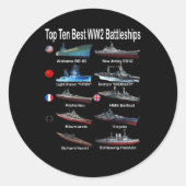 ～にとって最高の第2次世界大戦艦のトップ10艦 ラウンドシール (正面)