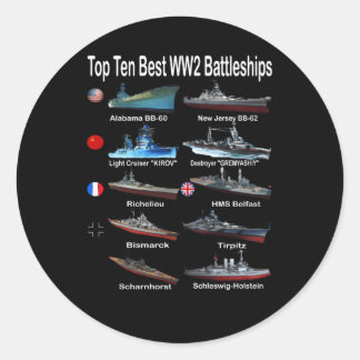 ～にとって最高の第2次世界大戦艦のトップ10艦 ラウンドシール