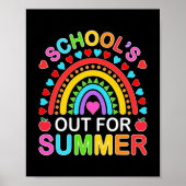 ～にとって楽しい最後の学校虹の夏 ポスター (正面)