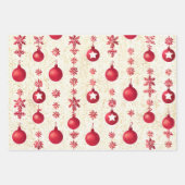 ～にとって素晴らしいクリスマスパターングリッター ラッピングペーパーシート (正面3)