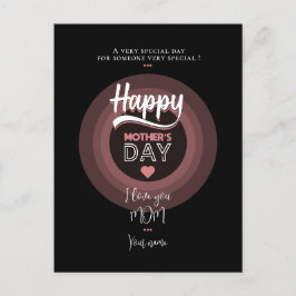 にとって非常に特別なフォイル・カード ポストカード