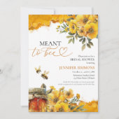 ~になることを意図している | 水彩フローラブライダルシャワー 招待状 (正面)