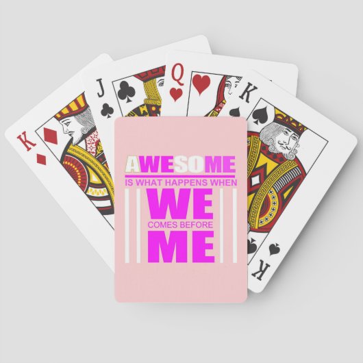 ～になるために必要なもの素晴らし トランプ (裏面)