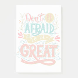 ～になるのを恐れな素晴らしい ポストイット