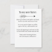 ～になる姉妹 招待状 (正面)