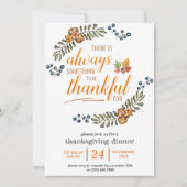 〜にはいつも感謝すべきことがある。 招待状 (正面)