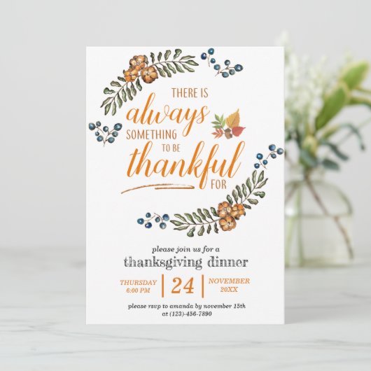 〜にはいつも感謝すべきことがある。 招待状 (スタンド正面)