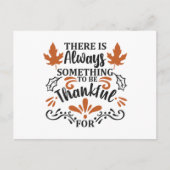 ～にはいつも感謝すべきものがある ポストカード (正面)