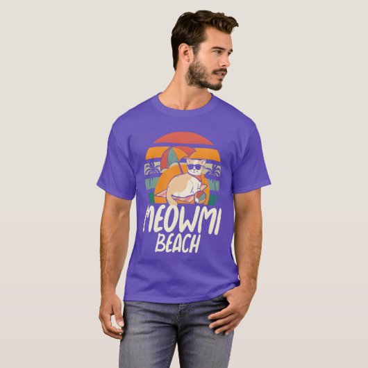 にゃおみ ビーチ ボーイ Tシャツ (正面フル)