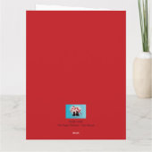 にゃんこのラブ - キス ギフトバッグ カード (裏面)