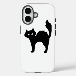 にゃんこの顔のiPhoneケース iPhone 16ケース