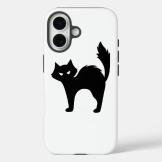 にゃんこの顔のiPhoneケース iPhone 16ケース