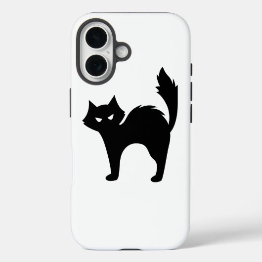 にゃんこの顔のiPhoneケース Case-Mate iPhoneケース (裏面)