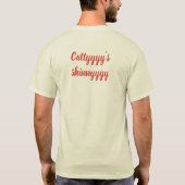 にゃんこは輝いている Tシャツ (裏面)