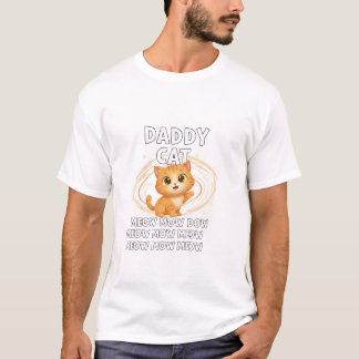 にゃんこパパのくるくるニャン Tシャツ