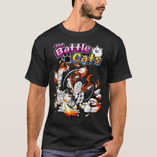 にゃんこ大戦争 - ユキムラ Tシャツ (正面)