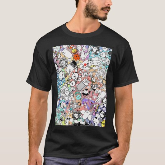 にゃんこ大戦争 Tシャツ (正面)