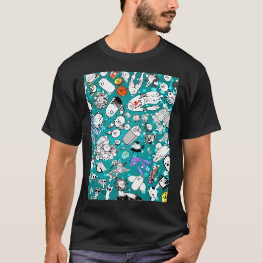 にゃんこ大戦争 Tシャツ (正面)