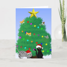 にゃんとクリスマス カード