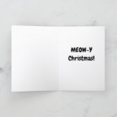 にゃんとクリスマス カード (内部)