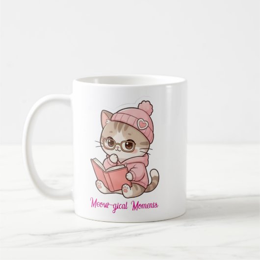 にゃんと魔法の瞬間 コーヒーマグカップ (左)