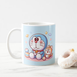 にゃんにゃんネコとドラえもん コーヒーマグカップ