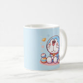 にゃんにゃんネコとドラえもん コーヒーマグカップ (正面右)