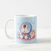 にゃんにゃんネコとドラえもん コーヒーマグカップ (左)