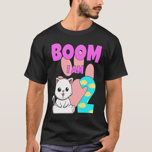 にゃんにゃんI'm猫 Tシャツ (正面)