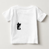 にゃんぱーフェクト ベビーTシャツ (裏面)
