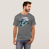 にゃんパラダイス 笑う 猫 Tシャツ (正面フル)