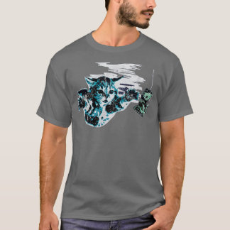 にゃんパラダイス 笑う 猫 Tシャツ