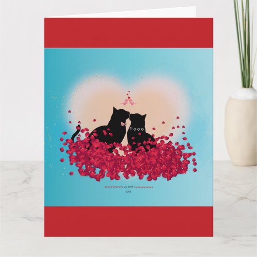 にゃんラブ キス ギフトバッグ カード (正面)