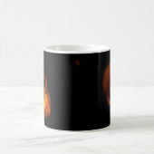 にやつく金色のドクロ コーヒーマグカップ (中央)